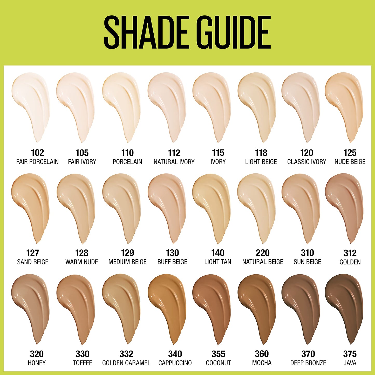 Maybelline Super Stay Liquid Foundation Makeup, Full Coverage, 118 Light Beige, 1 fl oz
