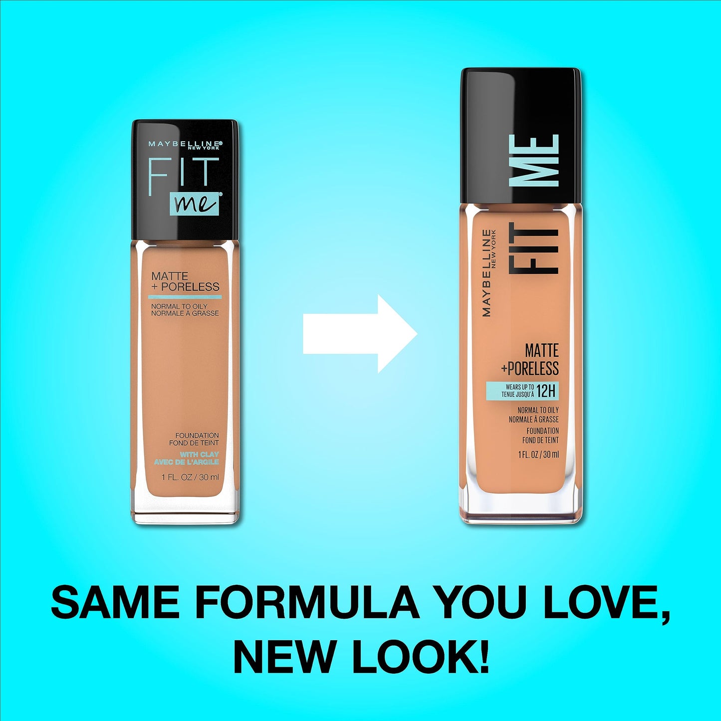 Maybelline Poreless Liquid Foundation Makeup, 230 Natural Buff, 1 fl oz