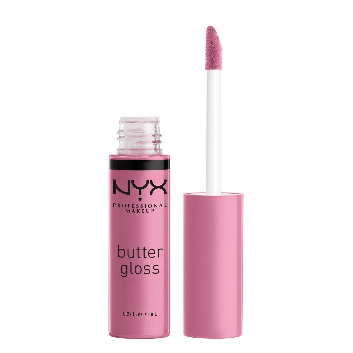 NYX Professional Makeup Butter Gloss, Non-Sticky Lip Gloss, Eclair, 0.27 Oz
