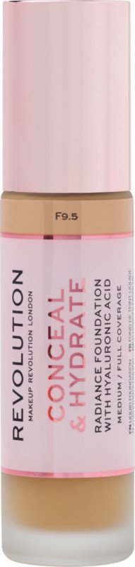 Makeup Revolution Conceal & Hydrate Foundation - F9.5 (medium skin tones w/ an olive undertone)