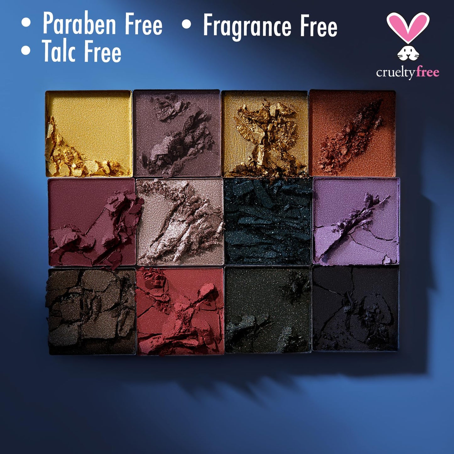 Black Radiance Brilliant Effects 12 Pan Eye Shadow Palette - Midnight Magic