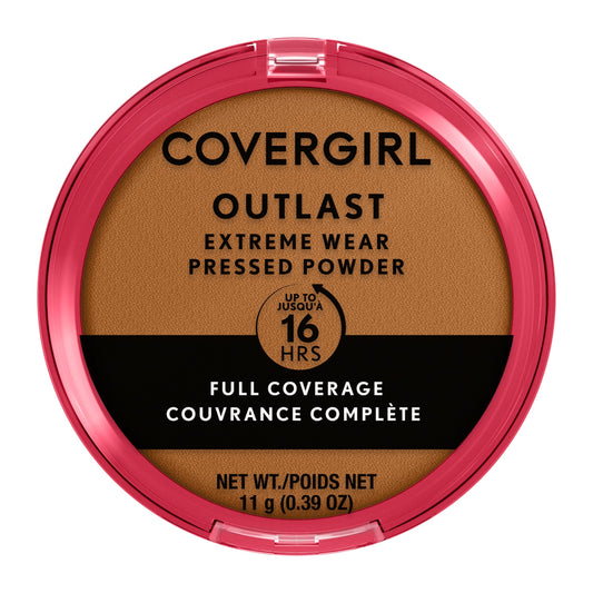 COVERGIRL Extreme Wear 16HR Pressed Powder - 870 Toasted Almond for Women - 0.39 Oz