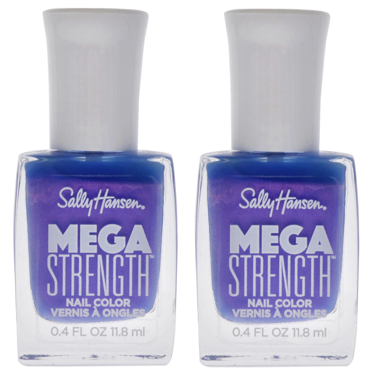 (2-pack) Sally Hansen Mega Strength Nail Color - 063 Make A Splash 0.4 oz