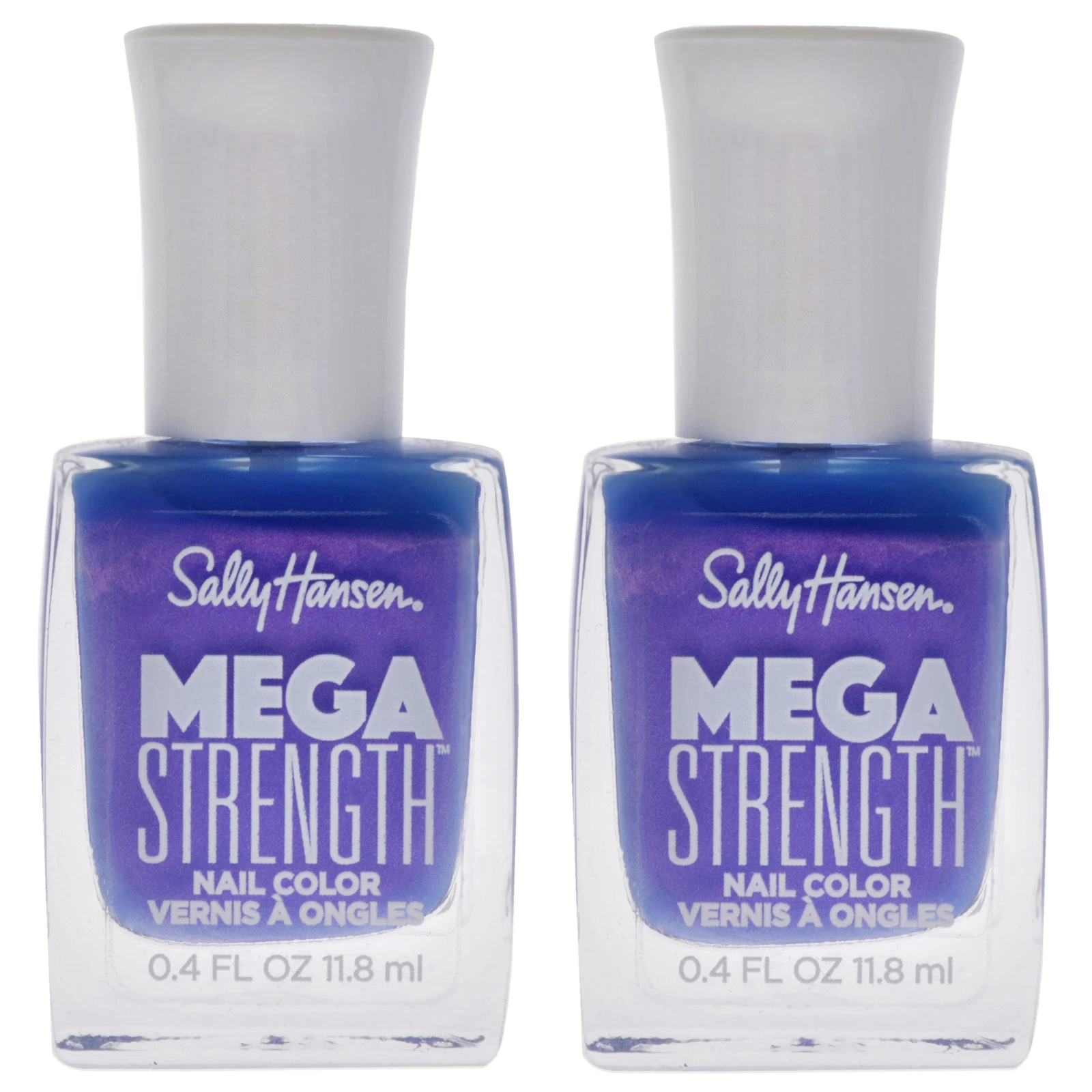 (2-pack) Sally Hansen Mega Strength Nail Color - 063 Make A Splash 0.4 oz