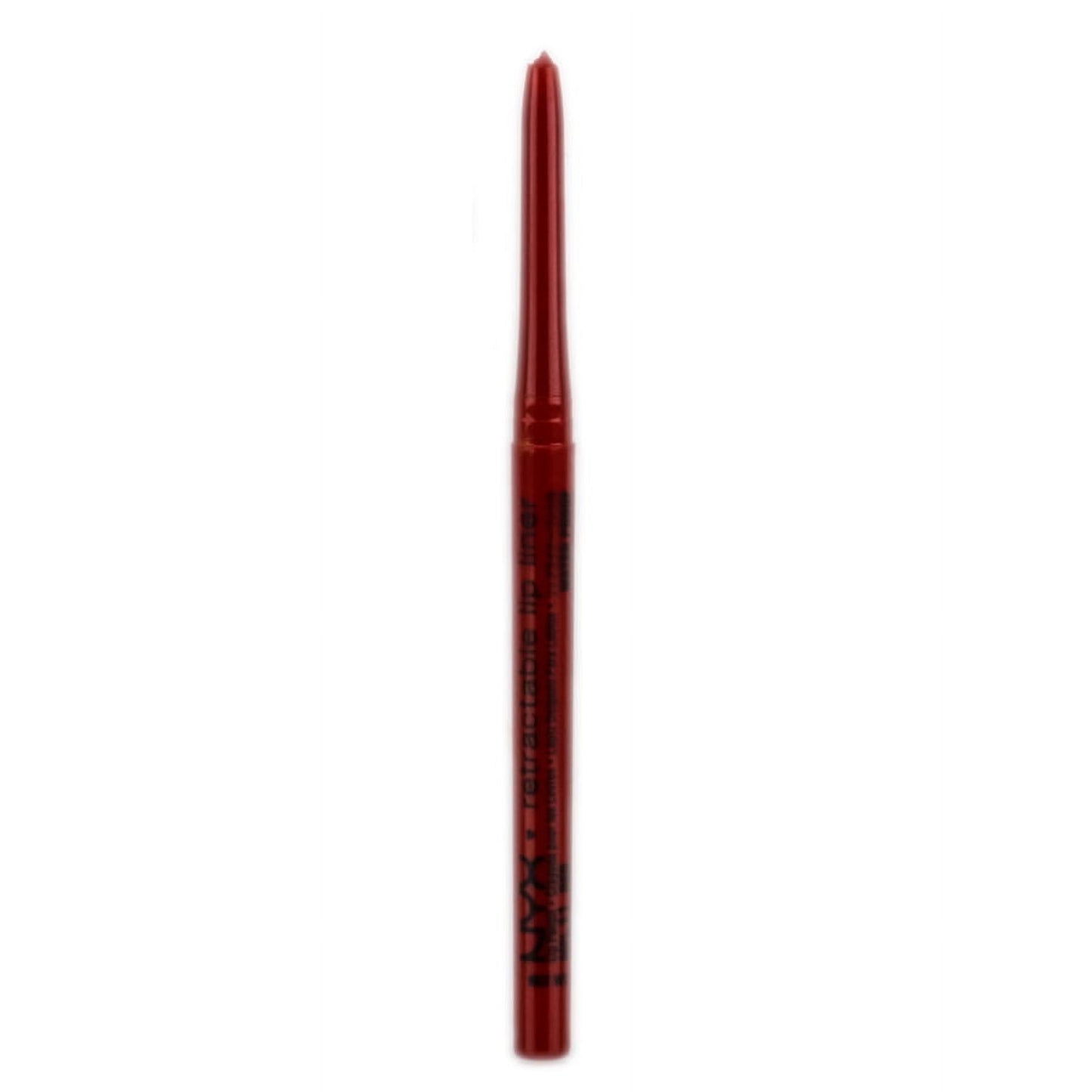 NYX Professional Makeup Retractable Lip Liner, Long-lasting Mechanical lip pencil, Red