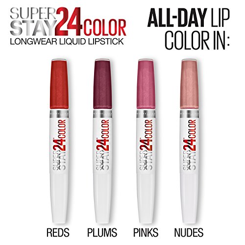 Maybelline SuperStay 24 2-Step Liquid Lipstick Makeup, Firmly Mauve, 1 kit