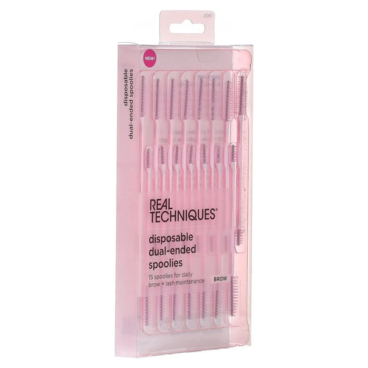 Real Techniques Disposable Dual-Ended Spoolies, 15 Spoolies