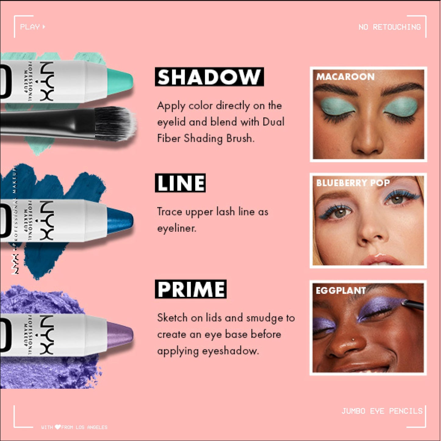 NYX Professional Makeup Jumbo Eye Pencil, Milk