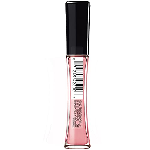 L'Oreal Paris Infallible Pro Gloss Cream Lip Gloss Plumping Shine, Flush, 0.21 fl oz