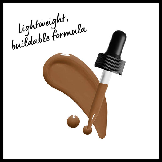 NYX Professional Makeup Total Control Pro Drop Foundation, Skin-true buildable coverage, Sienna, 0.43 fl oz