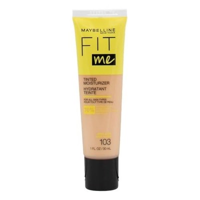 Tubo líquido hidratante con color Maybelline Fit Me para todo tipo de piel