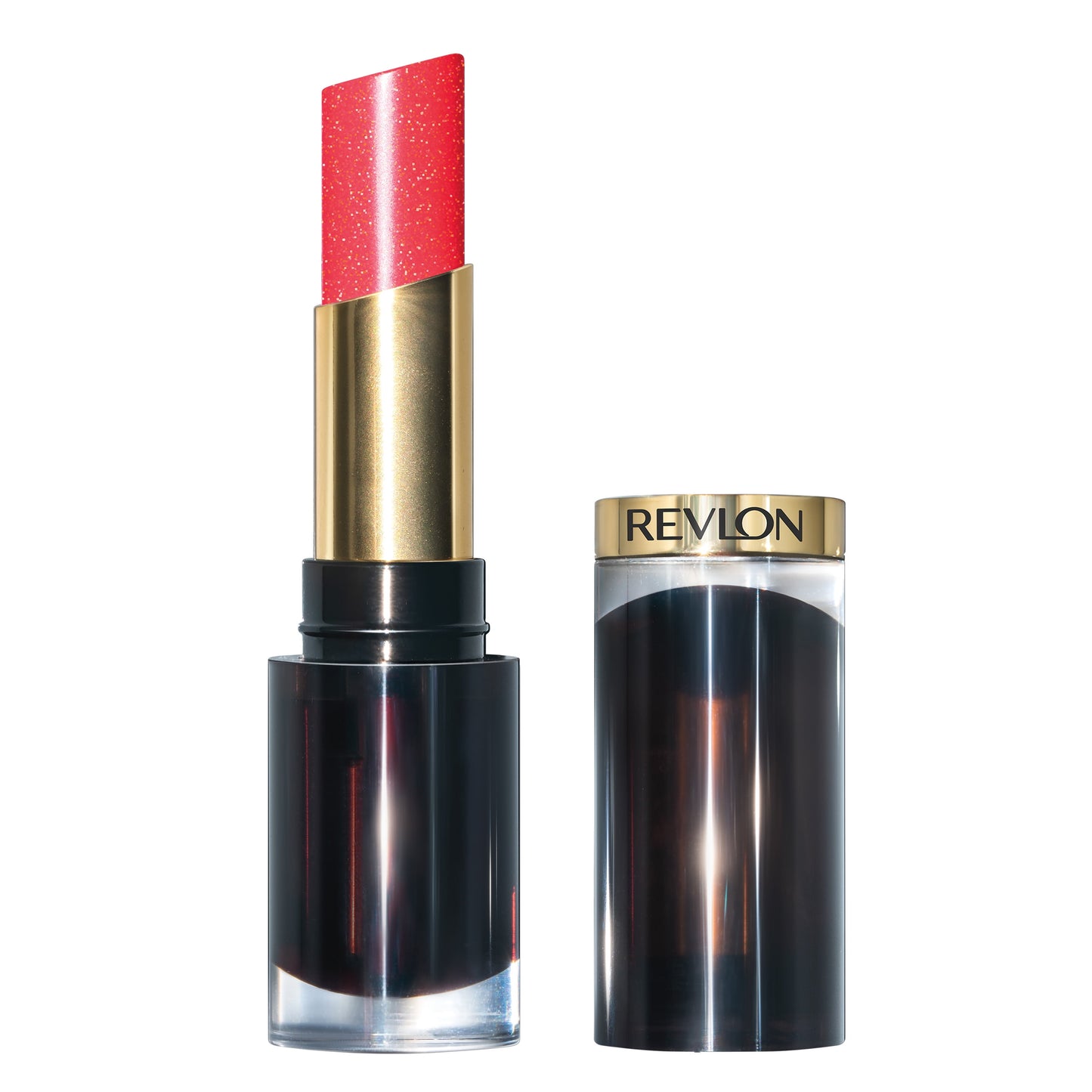 Revlon Super Lustrous Glass Shine Lipstick, Moisturizing Lipstick with Aloe, 016 Glassy Pink, 0.15 oz