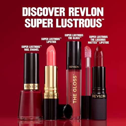Revlon Super Lustrous Moisturizing High Shine Lip Gloss, 275 Dusk Darling, 0.13 oz