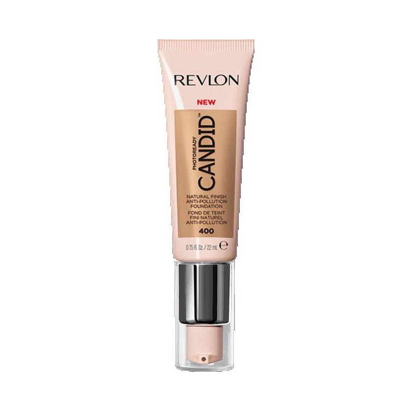 Revlon PhotoReady Candid Natural Finish Anti-Pollution Foundation, 400 Macadamia, 0.75 fl oz.