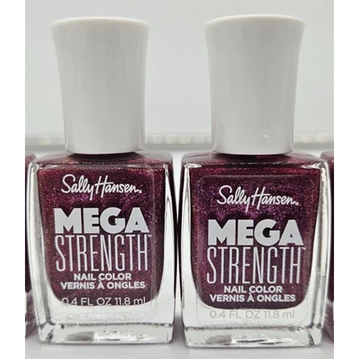 (2-pack) Sally Hansen Mega Strength Nail Color, 048 Sorry Not Sorry