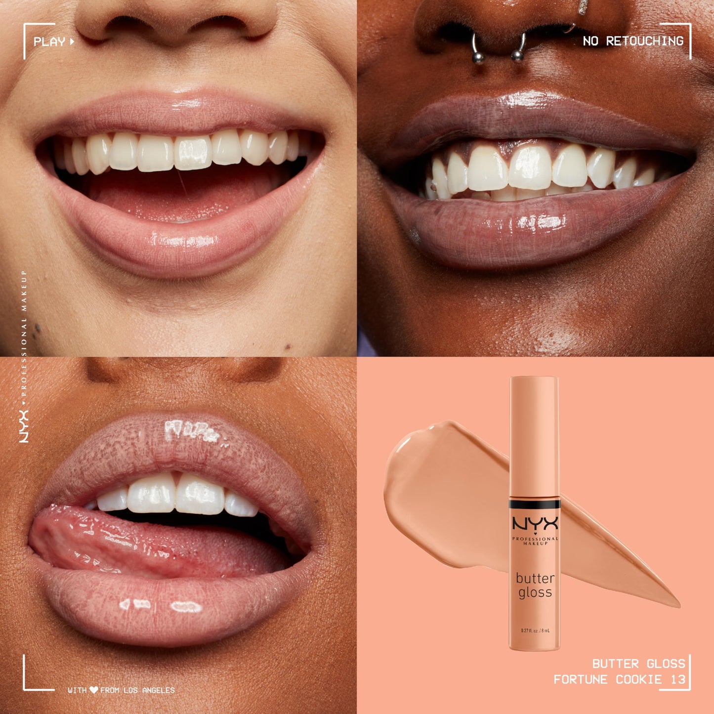 NYX Professional Makeup Butter Gloss, Fortune Cookie