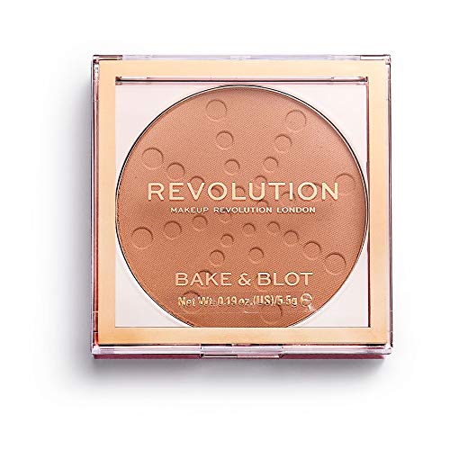 Makeup Revolution Bake & Blot Setting Powder - Peach