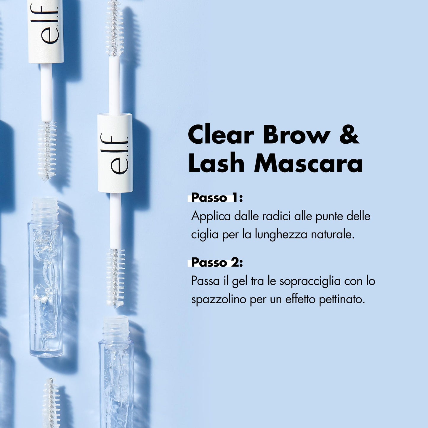 e.l.f. Clear Brow & Lash Mascara, 0.08 fl oz