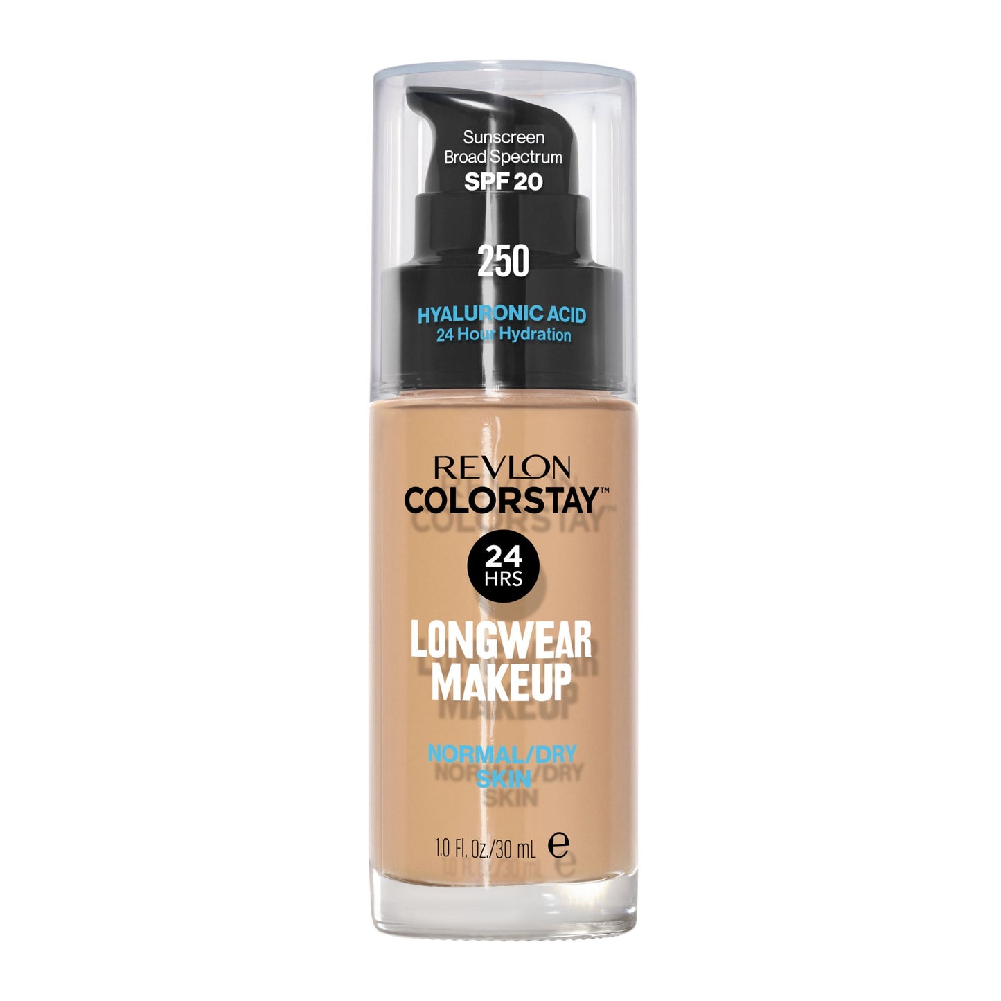 Revlon ColorStay Liquid Foundation Makeup, Normal/Dry Skin, SPF 20, 250 Fresh Beige, 1 fl oz