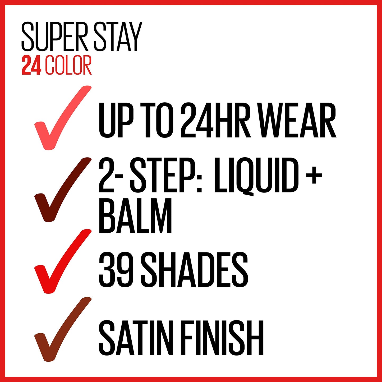 Maybelline SuperStay 24 2-Step Liquid Lipstick Makeup, Firmly Mauve, 1 kit