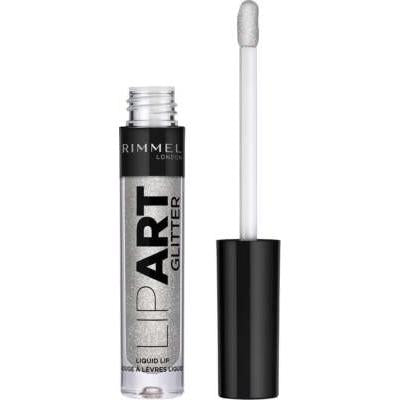 Brillo de labios con purpurina Lip Art de Rimmel London - 110 Steel Silver