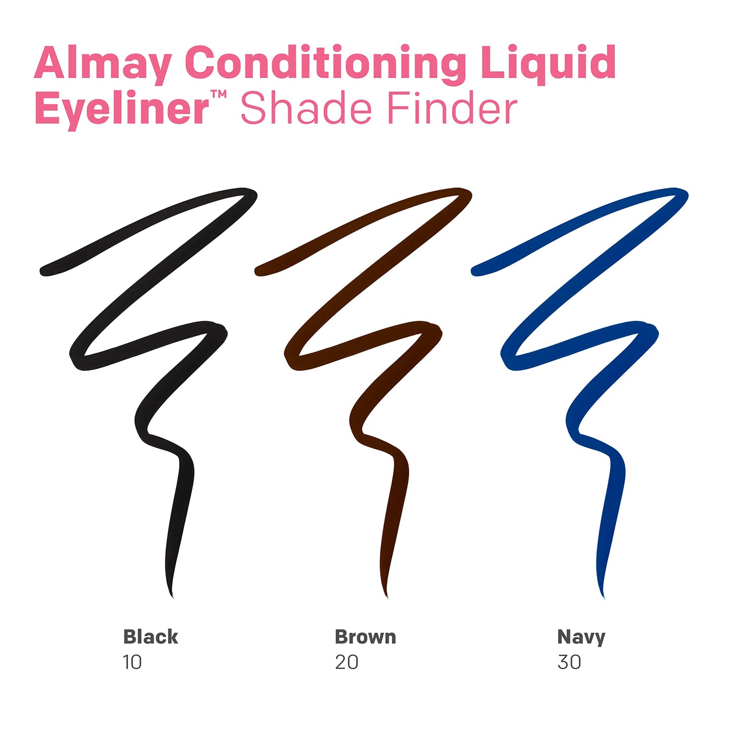 Almay Conditioning Liquid Matte Eyeliner Pen, Waterproof, 30 Navy, 0.03 fl oz