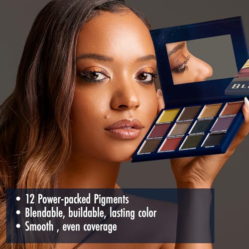 Black Radiance Brilliant Effects 12 Pan Eye Shadow Palette - Midnight Magic