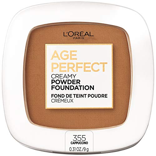L'Oreal Paris Age Perfect Creamy Powder Foundation Compact With a Ceramide Anti-Oxidant Complex and Minerals Available in 16 Creamy Shades, 0.31 oz.