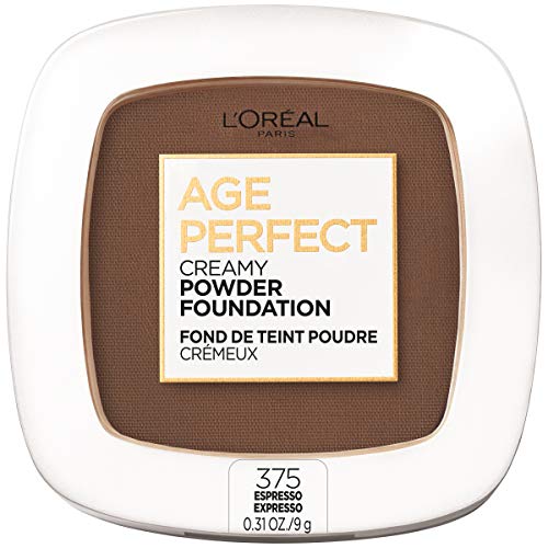 L'Oreal Paris Age Perfect Creamy Powder Foundation Compact With a Ceramide Anti-Oxidant Complex and Minerals Available in 16 Creamy Shades, 0.31 oz.