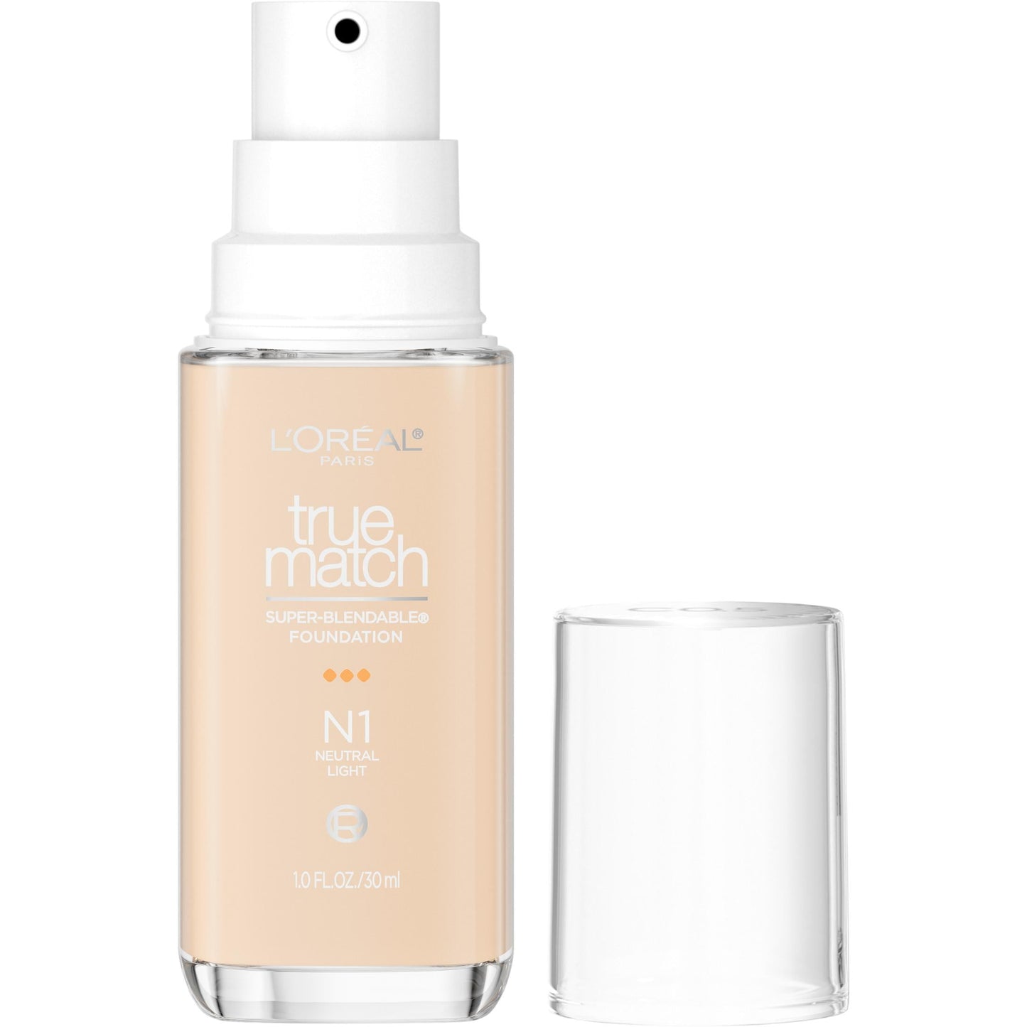L'Oreal Paris True Match Cream Foundation Makeup, N1 Neutral Light, 1 fl oz