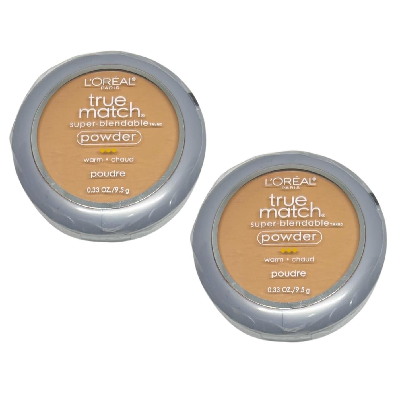L'Oreal Paris True Match Oil-Free Makeup Pressed Powder, Fresh Beige, 0.33 oz