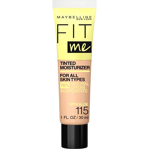 Maybelline fit me tinted moisturizer liquid face tube all skin types