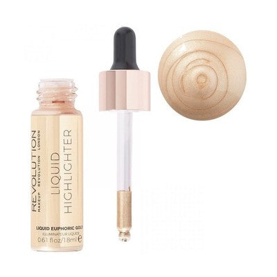 Revolution - Euphoric Gold Liquid Highlighter - Shimmering Buildable Highlighter