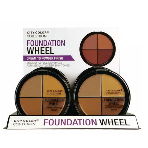 city-color-foundation-wheel-medium-display-case-set-12-pieces