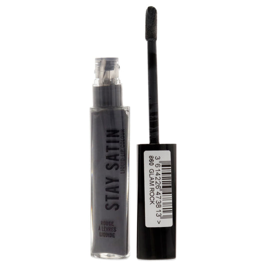 Rimmel London Stay Satin Liquid Lip Color - Glam Rock Lipstick Women 0.21 oz