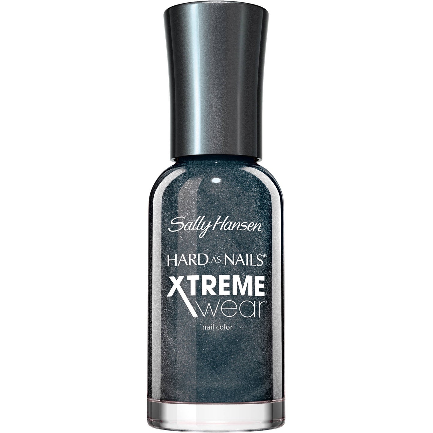 Sally Hansen Hard as Nails Xtreme Wear Nail Color, Throw-Black Jam