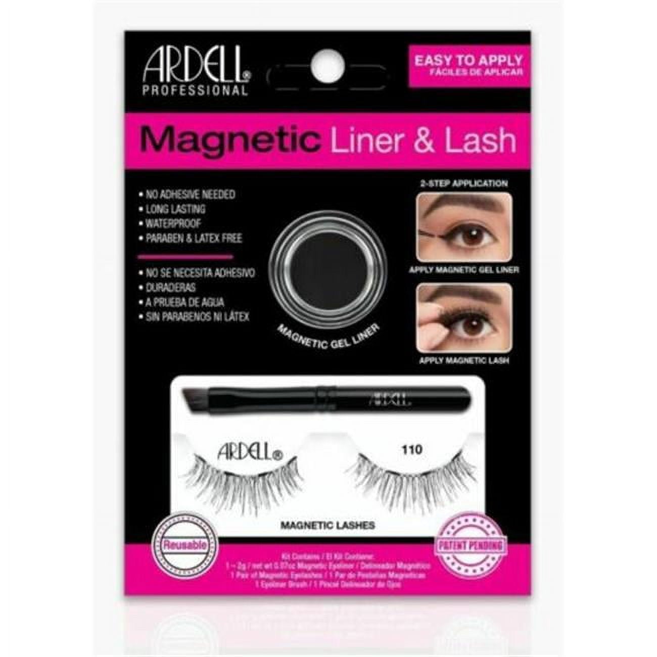 Ardell Magnetic Liner & False Lashes, 110, Black, 1 Pair
