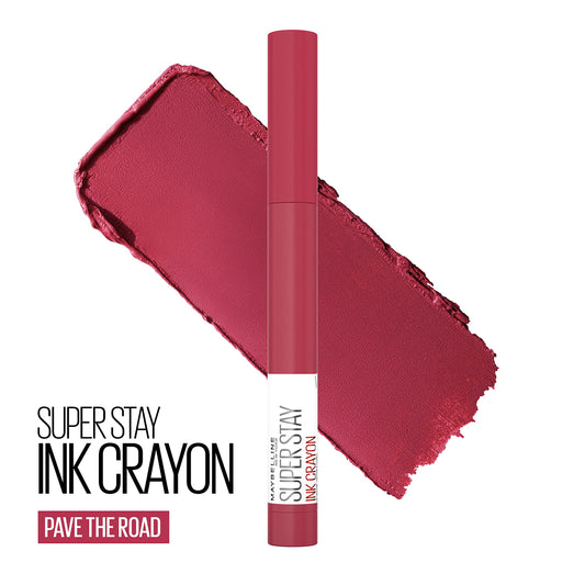 Maybelline SuperStay Ink Crayon Matte Lipstick, Pave The Road