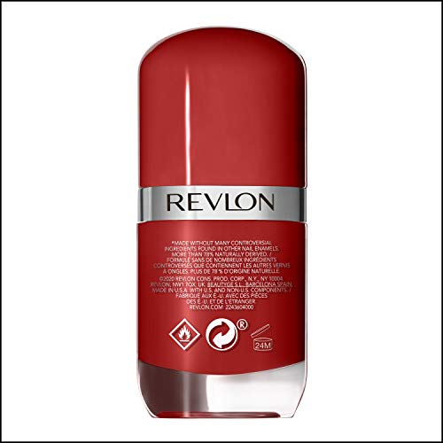 Revlon Ultra HD Snap Vegan Glossy Nail Polish, 014 Red and Real, 0.27 fl oz