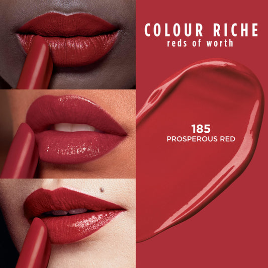 L'Oreal Paris Colour Riche Reds of Worth Satin Lipstick, 185 Prosperous Red