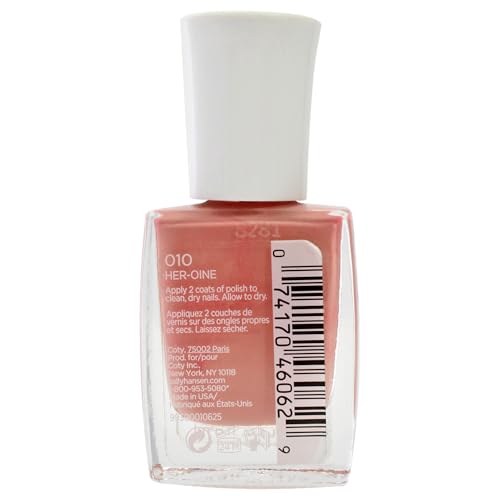 (Paquete de 2) Esmalte de uñas Sally Hansen Mega Strength n.° 010 Her-oine