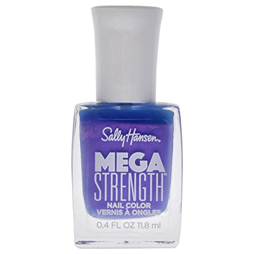 Sally Hansen Mega Strength Nail Color - Make A Splash Nail Polish Women 0.4 oz