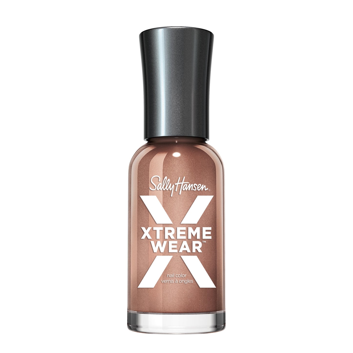 Sally Hansen Xtreme Wear Nail Polish, Rose Bold, 0.4 oz, Chip Resistant, Bold Color