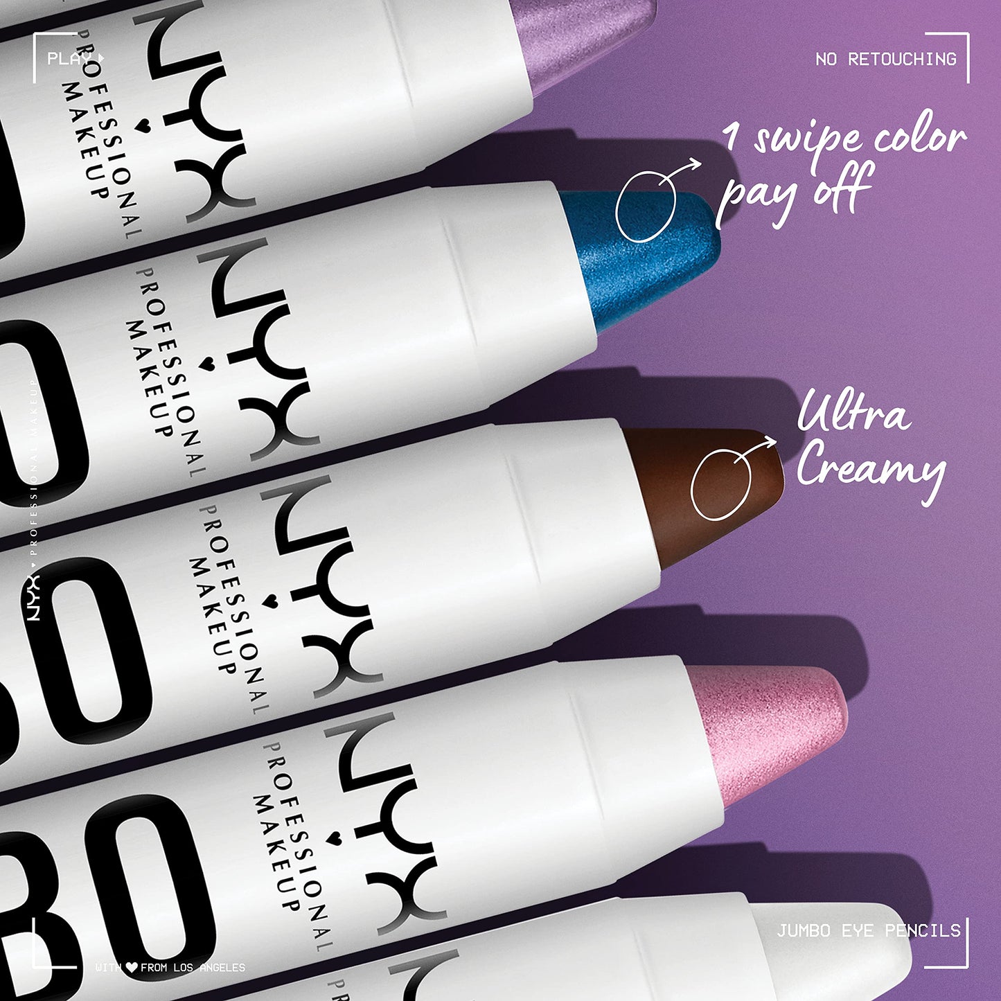 NYX Professional Makeup Jumbo Eye Pencil, Milk