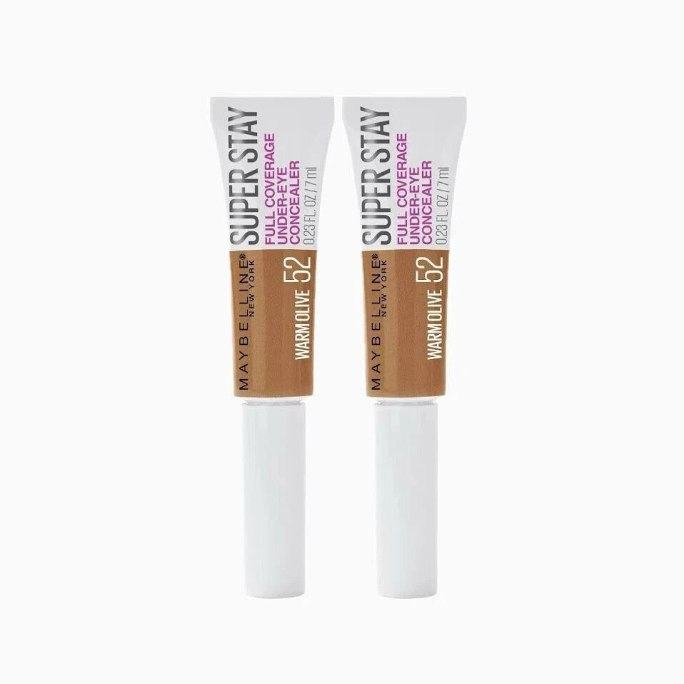 (2-pack) Maybelline Super Stay Full Coverage Under-Eye Concealer 52 Warm Olive