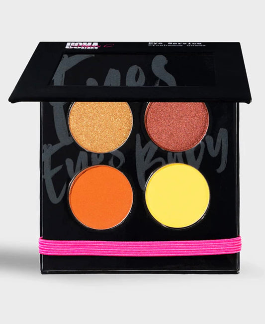 Uoma by Sharon C, Eye Service Eyeshadow Quad Blazin'