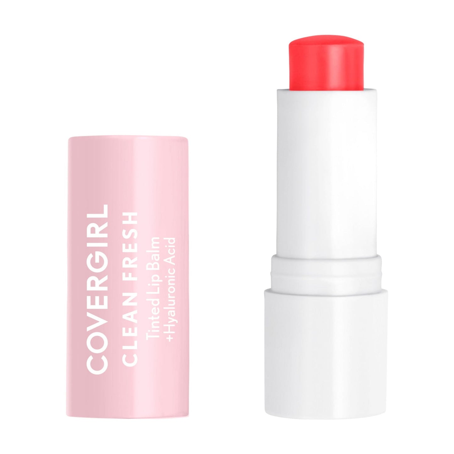 COVERGIRL Clean Fresh Lip Balm, 300 Life Is Pink, 0.14 oz