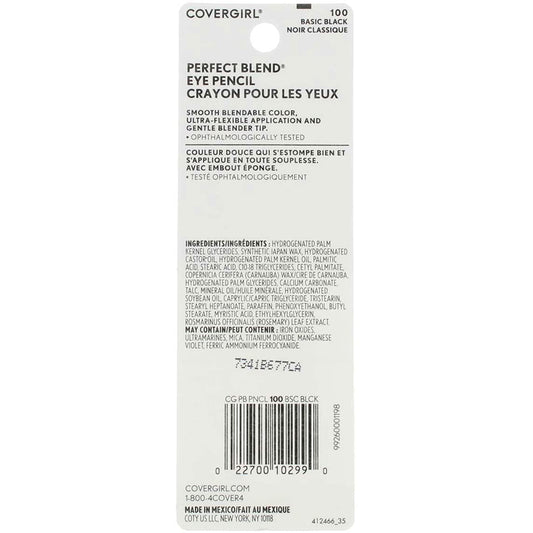 COVERGIRL Perfect Blend Eyeliner, Basic Black 100, 0.03 fl oz