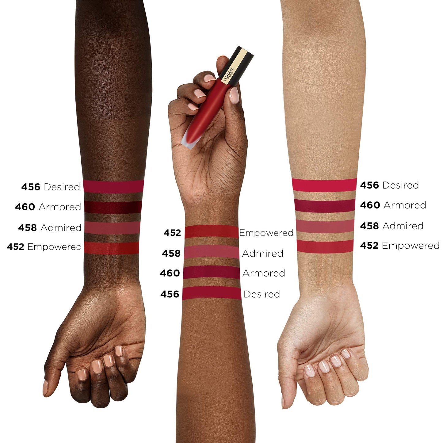 L'Oreal Paris Lightweight Matte Colored Ink, High Pigment, I Armored, 0.23 oz.