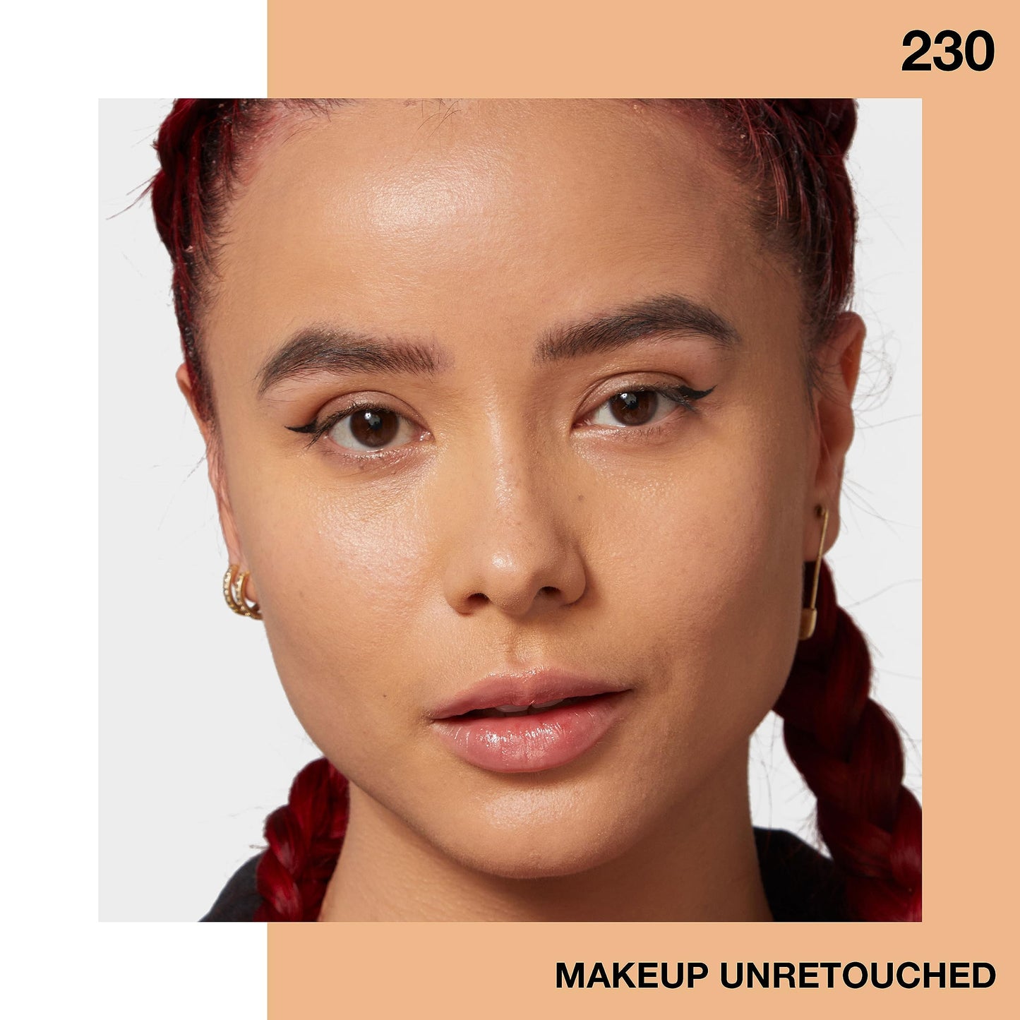 Maybelline Poreless Liquid Foundation Makeup, 230 Natural Buff, 1 fl oz
